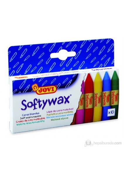 Softy Wax 10 Renk Yumuşak Pastel Boya