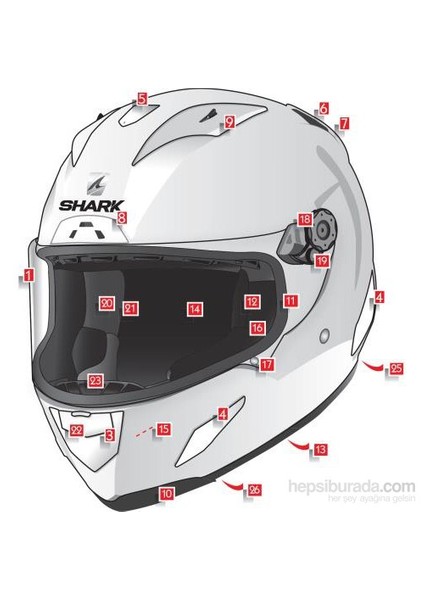 Race-R Tepe Havalandırma Mat Ve83045p fiyatları