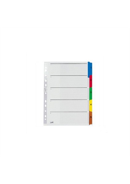 Ayraç Klasör 5 Renkli 2514300 Sv - 5522/K