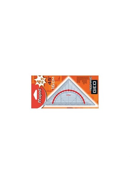 277737 Geometric Gönye 16 Cm 45 Derece