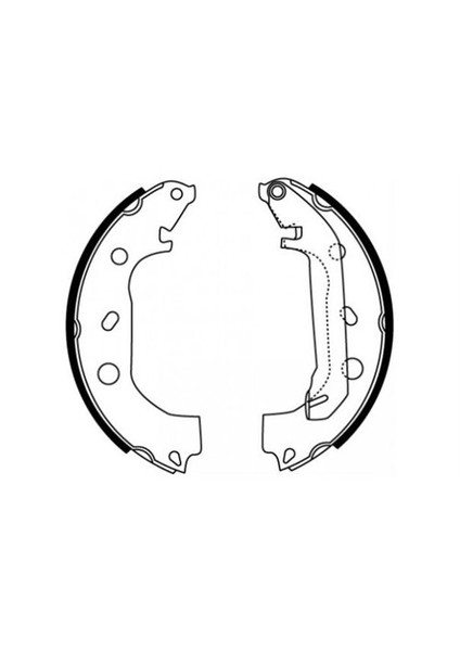 Gs8471 Arka Pabuç Balata Transit-Tourneo-Connect 02>