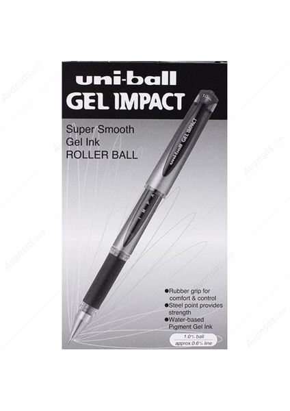 Uniball Signo Broad 1.0 İmza Kalemi Kırmızı 12 Li