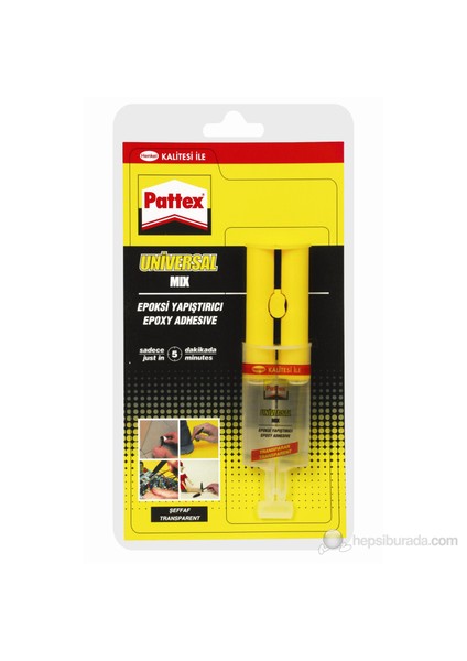 Universal Mix Şırıngalı Epoksi Yapıştırıcı 27 Gram