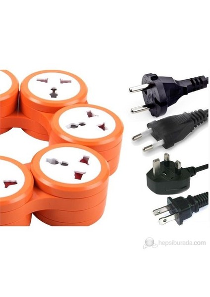 C.F.L Universal Şekli Ayarlanabilir 6'lı Grup Priz fiyatları
