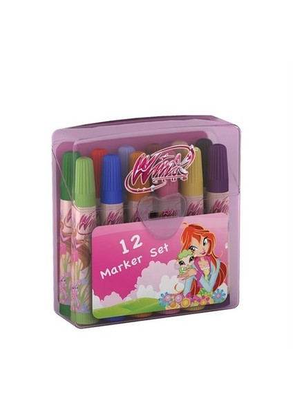 Keçeli Boya Kalem (12 Renk)