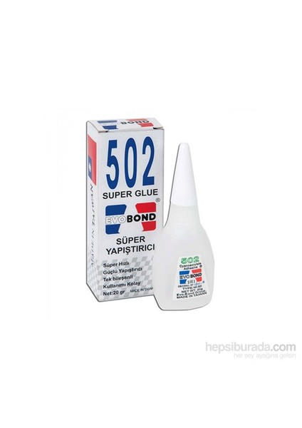 Evo Bond 502 Super Glue Süper Yapıştırıcı (Orjinal)