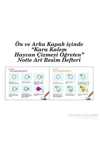 10153 29,7 x 21 cm Küçük Sanatçının Resim Defteri 80 Gr Resim Blok 40 Yaprak