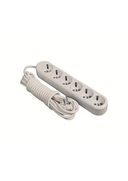 Grup Priz Ups 6'Lı 2 Mt Kablolu