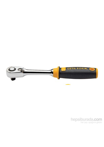 C01-11 1/4” Düğmeli Cırcır Kolu (Kompakt Kafa)