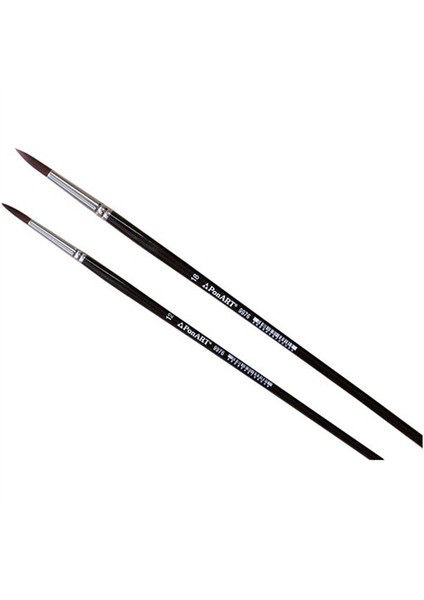 Kestane Rengi Sentetik Sivri Uçlu Fırça 9976 - 6
