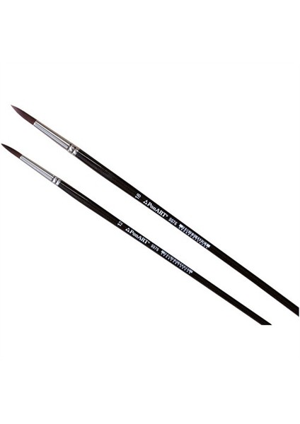 Kestane Rengi Sentetik Sivri Uçlu Fırça 9976 - 12