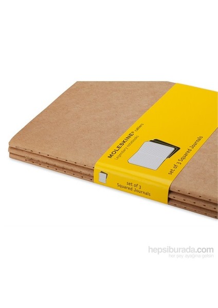 Cahier 3Lü Defter Kraft Kareli, Cep Boy 6 Qp412 fiyatları