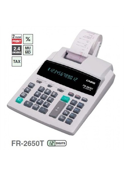 Casıo Fr-2650T Hesap Makinesi