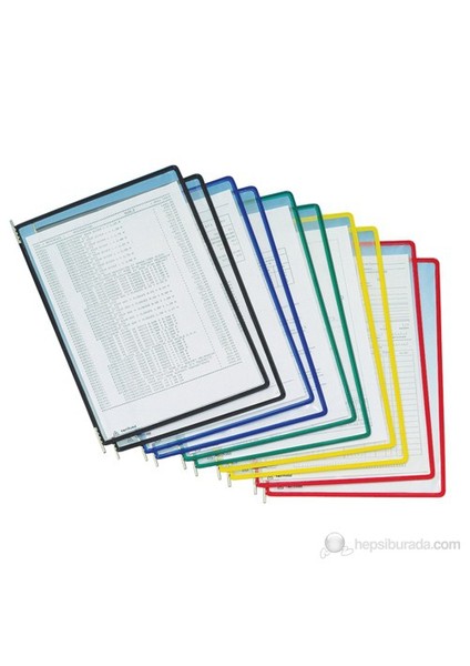 Mafsallı Poşet (10 Adet) Şeffaf/Mavi 11400125