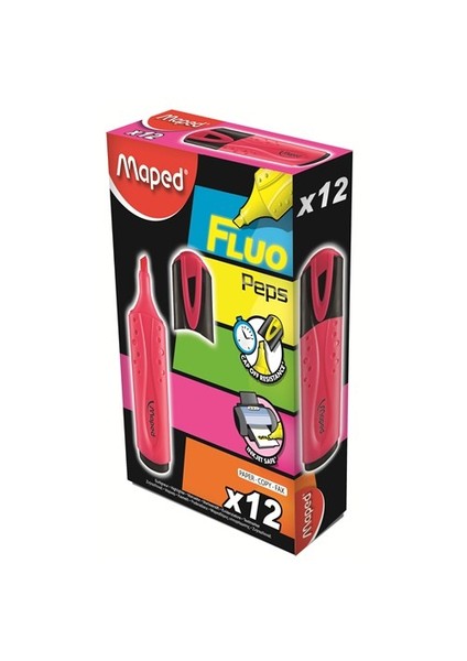 Fosforlu Kalem Fluo Pep's Mono Pembe