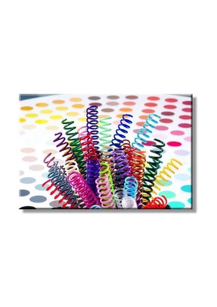 Mapicoil 18mm Plastik Helezon Spiral Beyaz 100 Lü (235 18 00)