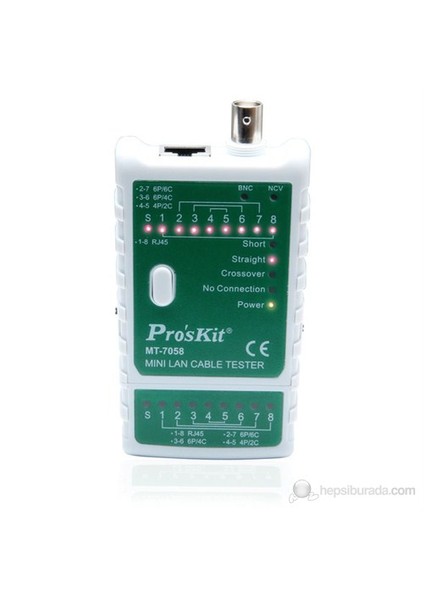 Mt-7058 Mini Lan Kablo Tester