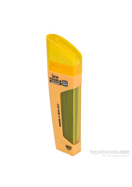 Double Erase 0.7mm Hardal Sarısı - Min & Silgi