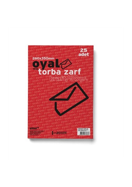 Oyal Zarf Torba 26X35 90Gr Kraft Slk 25 Li