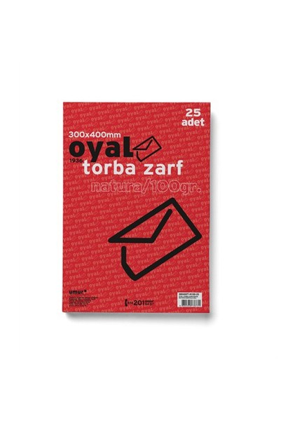 Oyal Torba Zarf(30X40)Ntra 100Gr-Slk-25L