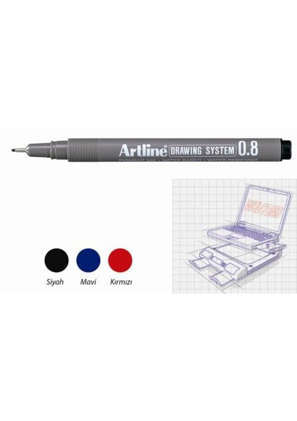 Çizim Kalemi Drawing System 238 Siyah