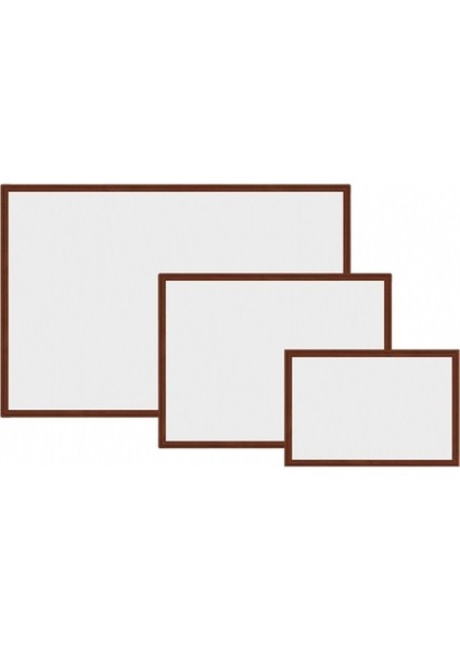 45 x 60 MDF Çerçeve Duvara Monte Laminat Yazı Tahtası (PAN222)