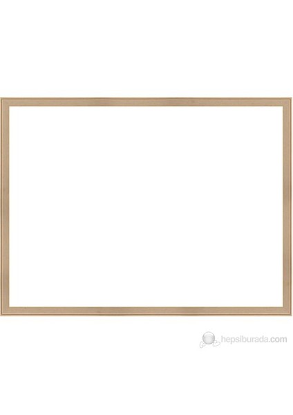 45X60 Naturel Ahşap Çerçeve Yazı Tahtası