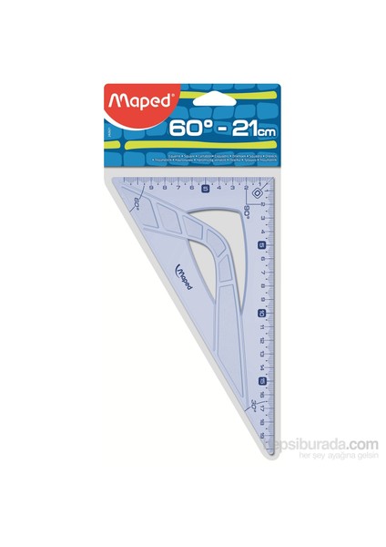 242621 21 cm Geometrik Gönye 60°
