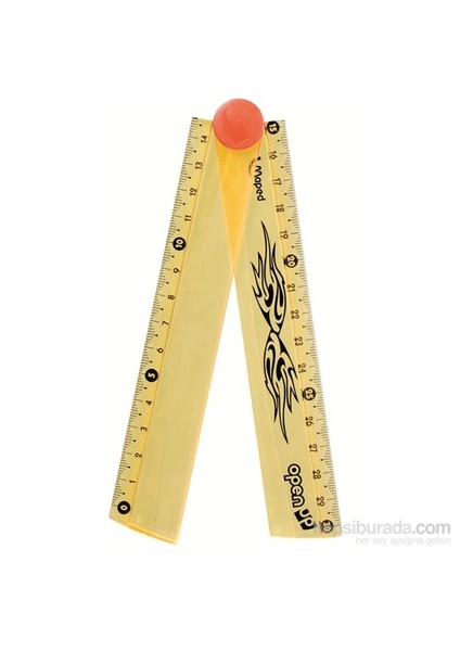 281010 15/30 cm Katlanılabilir Mini Maksi Cetvel
