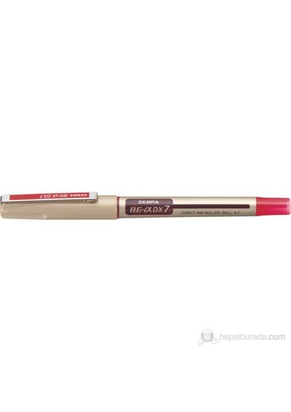 Zebra Dx-7 Likit Mürekkepli İğne Uçlu, 0.7Mm, Kırmızı Dx7-Krm