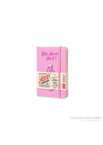 Alıce In Wond.Sert Kpk Defter Pembe Çizg.Cep Leal01Mm710