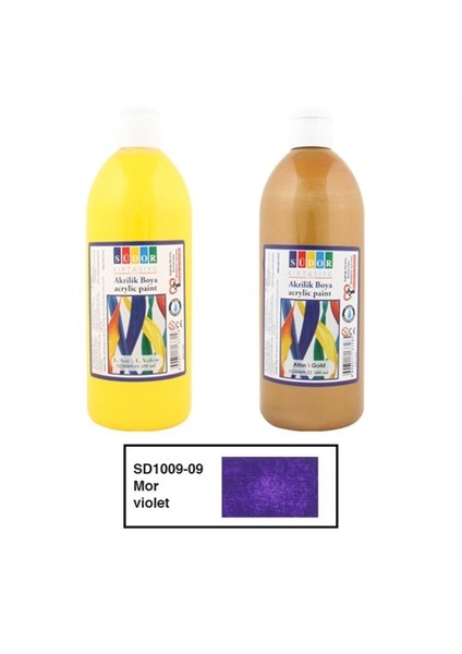 1009-09 Akrilik Boya 500 ml Mor