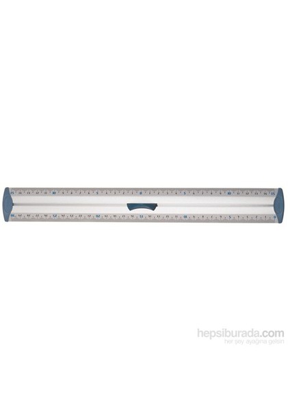 120130 30 cm Alüminyum Triple Desimetre Cetvel
