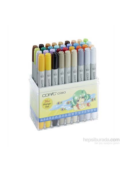 Copic Ciao Manga 36'Lı Set