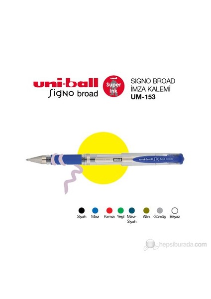 Signo Broad İmza Kalemi 1,0 (UM-153)-
