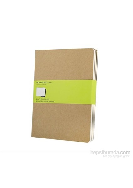 Cahier 3Lü Defter Kraft Düz Xl Boy 80Syf Qp423