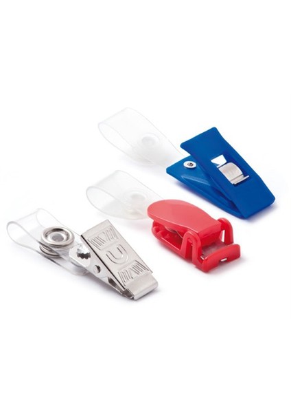 3537 Kart Klipsi - Nato Tip - Plastik-Beyaz 100 Lü