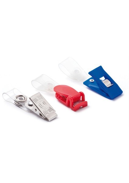 3537 Kart Klipsi - Nato Tip - Plastik-Beyaz 100 Lü