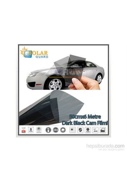 50 Cm 6 Metre Dark Black Cam Filmi