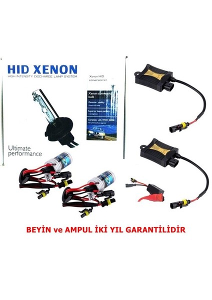 H1 8000K Xenon Far Seti İnce Slim Dijital Balats