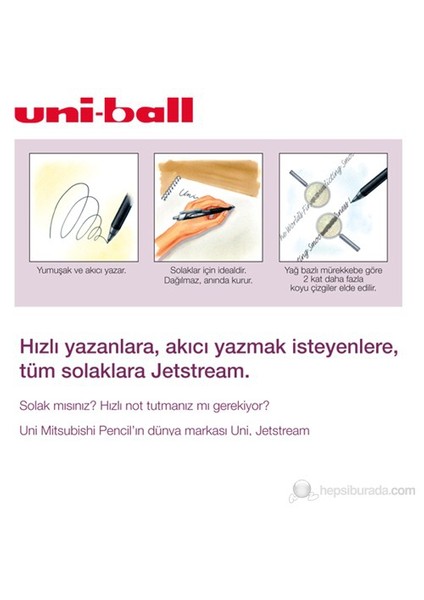 Uni-ball Jetstream Hızlı Yazı Kalemi 1,0 1'li (SX-210)