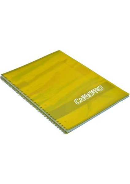 Chromo (A4) 80 Yp. PP Kapak Spiralli Defter - Kareli (1338)