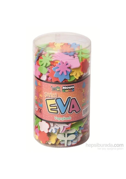 Nova Color Nc-450 Şekilli Eva Yapışkanlı 35 Gr Fon Kartonu