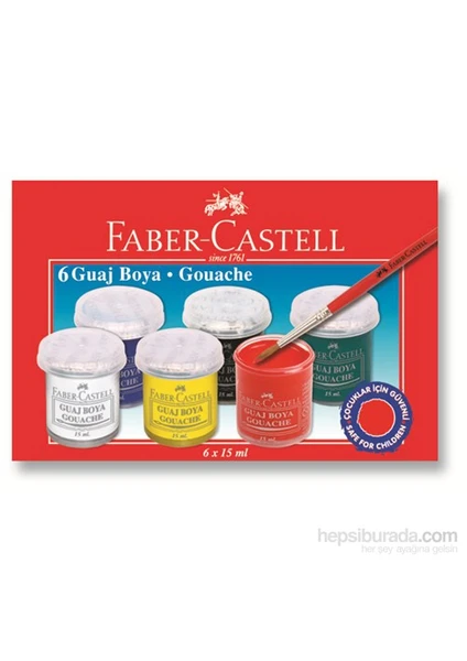 Faber Castell Guaj Boya 15 ml 6 Renk