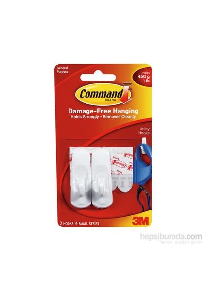 Command 17002 Küçük Pratik Askı 450 g Taşır