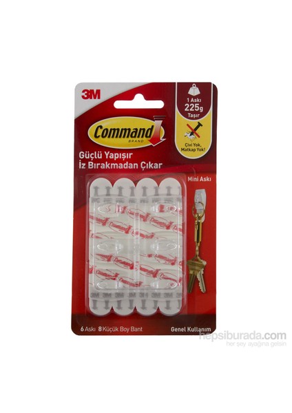 Command Askı Mini 17006 225 g Taşır