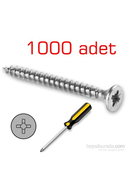 Sunta Vidası 3.5 mm Çap x 1.8 cm Uzunluk 1000 ADET 090563
