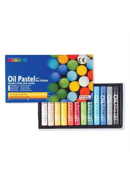 Pastel Boya Yağlı Karton Kt 12 Li Mop-12