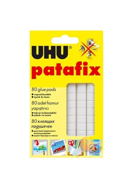 Uhu Yapıştırıcı Tac Patafıx Beyaz 41710