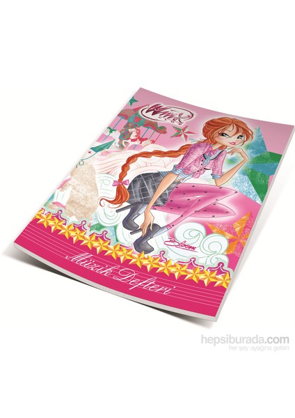 Gıpta 3092 Winx Müzik Defteri 17x24 cm 40 Yaprak